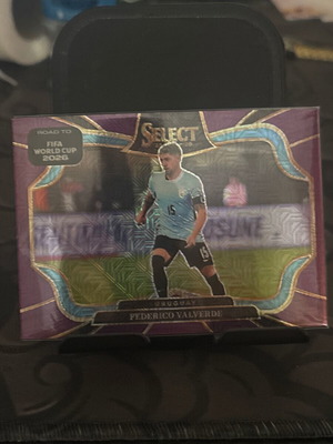 Panini Select Federico Valverde Purple Prizm card