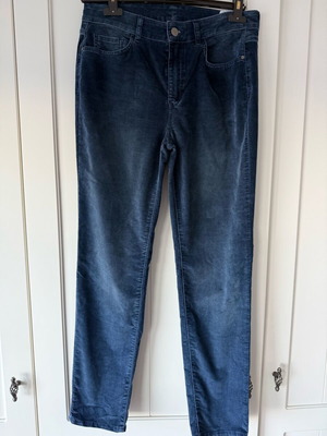 Massimo Dutti women's slim corduroy pants blue like new