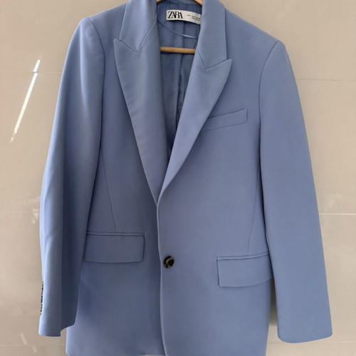 Zara trouser and jacket set like new, turquoise