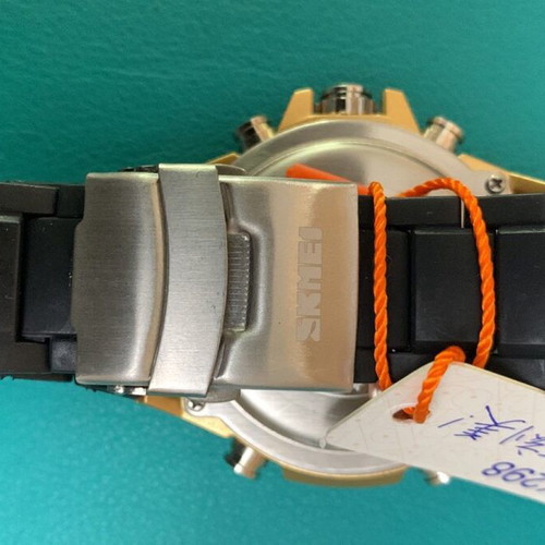 Skmei wristwatch men's new, black and gold
