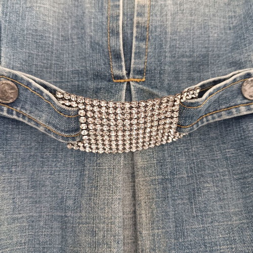 Fornarina denim jacket like new, size L with slim fit