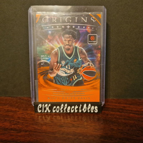 Panini Euroleague Origins Panathinaikos Hayes Davis card new
