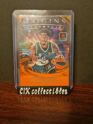 Panini Euroleague Origins Panathinaikos Hayes Davis card new
