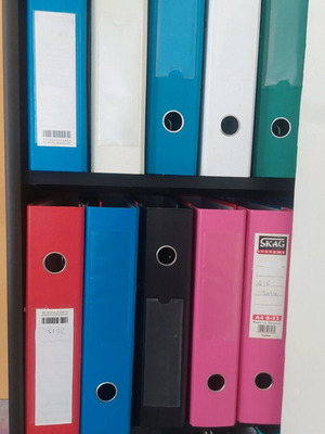 A4 folders used, pack of 30+ pieces, SKAG and others