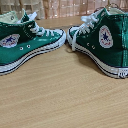 Converse All Stars sneakers, green, size 38