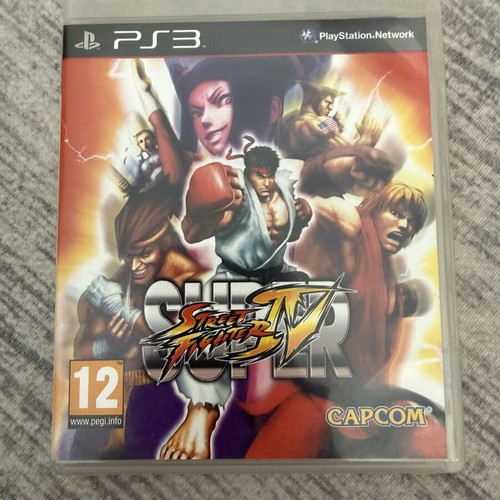 Super Street Fighter 4 PS3 game used, very good condition