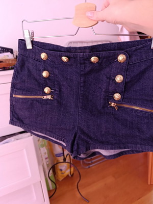 Juicy Couture denim shorts dark blue, worn twice
