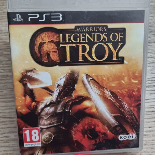 Warriors Legends of Troy PS3 game like new with manual