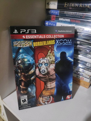 PS3 Bioshock Borderlands Xcom 2k Essentials Collection като нов