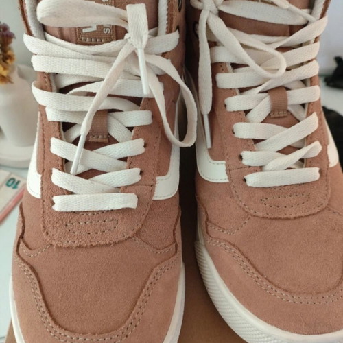 Vans beige boots women's size 38