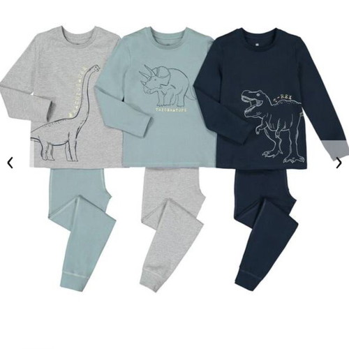 La Redoute Collections pajama set used, pack of 3, organic cotton, size 14