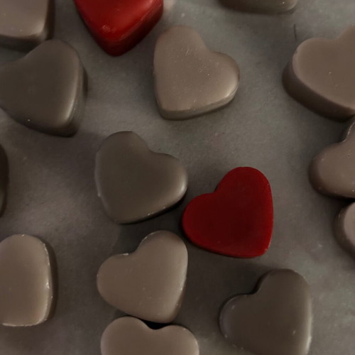Wax melts heart shapes new soy wax