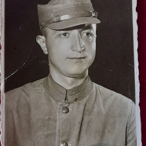 1941 Greek soldier portrait vintage photo