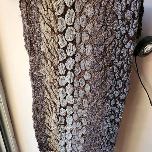 Scarf like new brown