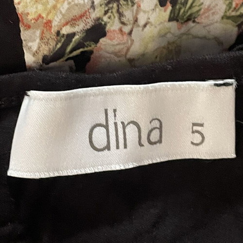 Dina women's tunic like new, black multicolor, size XL
