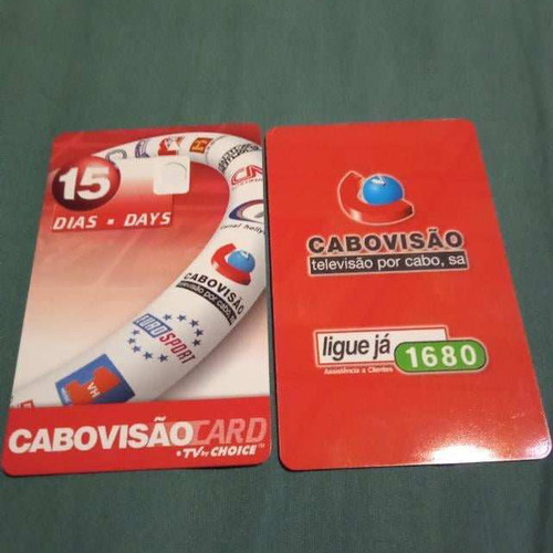 CaboVisao red dummy card new, satellite TV