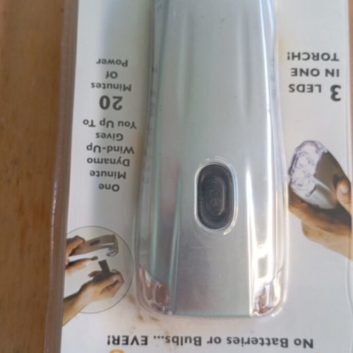Led flashlight new with dynamo mechanism and 3 LEDs
