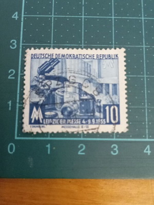 Germany DDR Leipzig Fair 1955 Stamp like new