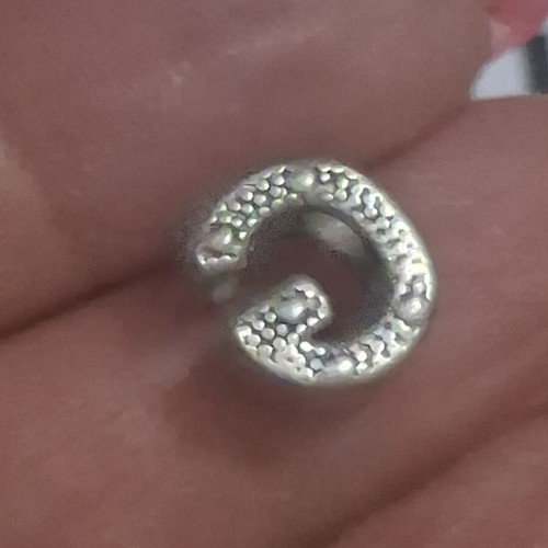 Pandora charm letter G silver, like new