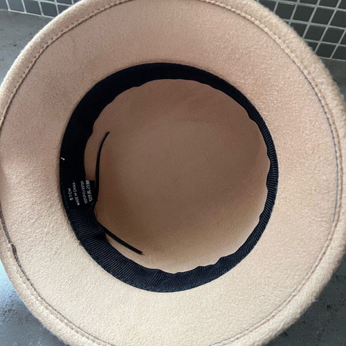 Vintage bucket hat wool beige, like new, size 57