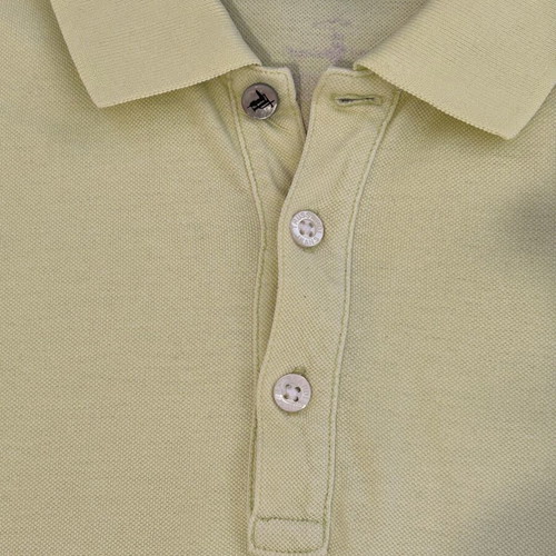 Trussardi Jeans Polo Shirt used, XXL, yellow, 100% cotton