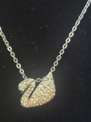 Swarovski swan necklace