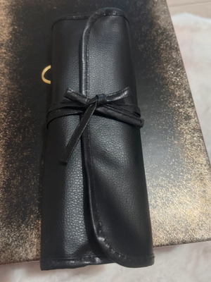 Professional makeup brush set with leather case new