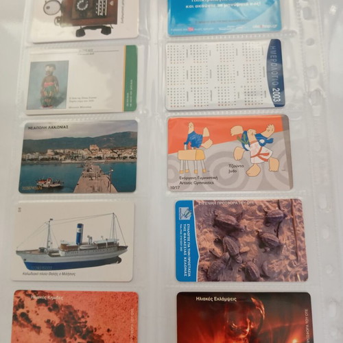Phone card collection used, 109 vintage 90s-00s, OTE and others