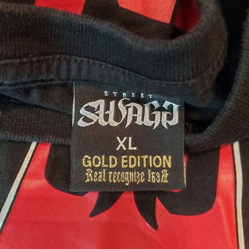 Swagg T-shirt original men's used, size XL, black