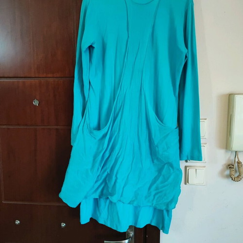 Spring dress used, turquoise, size L