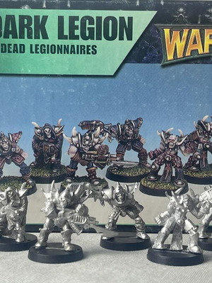 Warzone Dark Legion Undead Legionnaires metal miniatures box set used