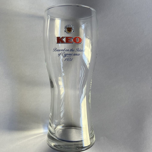 KEO collectible glass beer mug 250ml