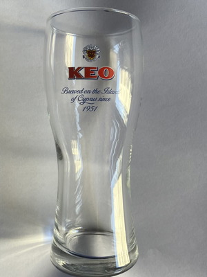 KEO collectible glass beer mug 250ml