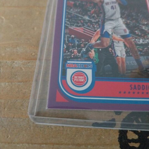 Saddiq Bey Panini NBA Hoops card like new