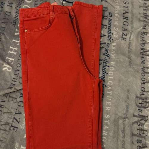 Zara pants like new, red, size L/40/12