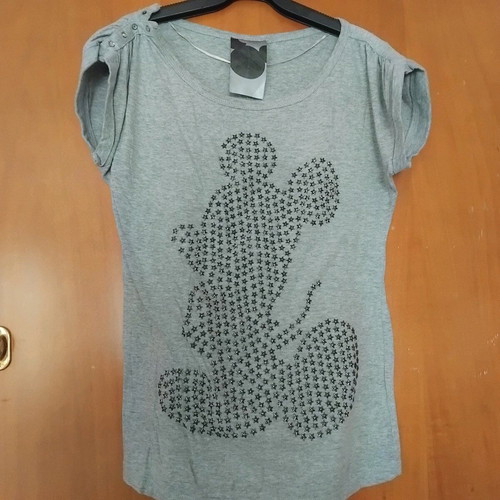 Mickey Mouse T shirt like new, grey, size M