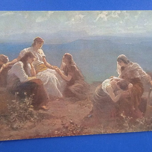 Biblical postcard used