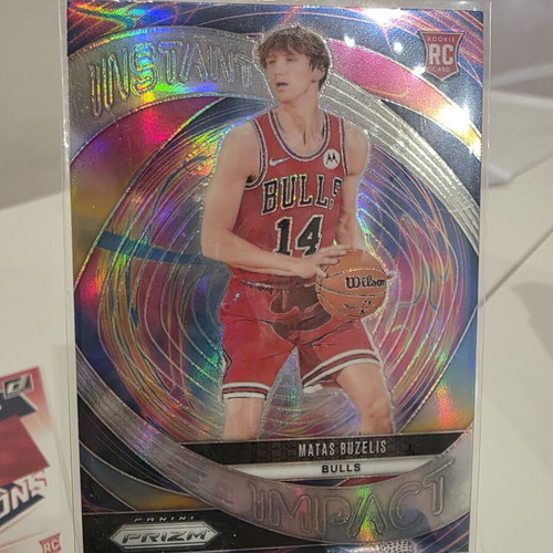 Matas Buzelis 2024-25 Panini Instant Impact Silver Prizm #14 Chicago Bulls card new