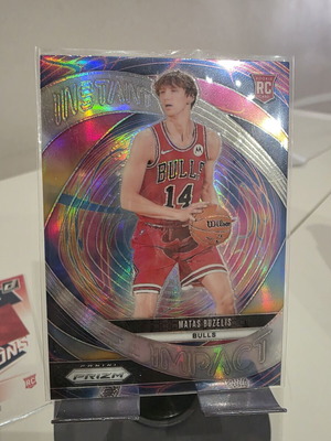 Matas Buzelis 2024-25 Panini Instant Impact Silver Prizm #14 Chicago Bulls card new
