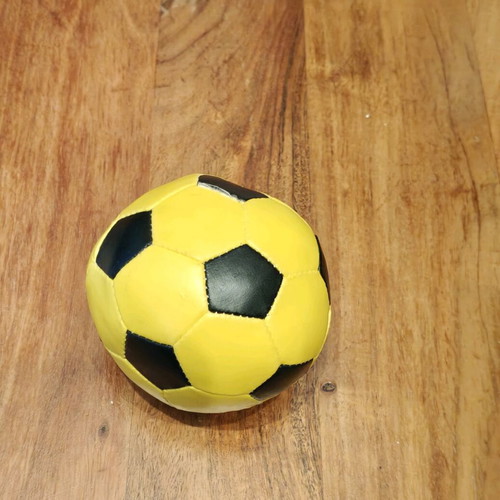 Soft ball used, 10cm diameter, synthetic fabric