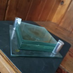 Glass coasters like new