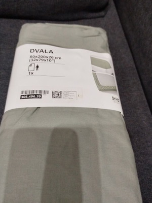 IKEA Dvala single fitted sheet new 80x200x26