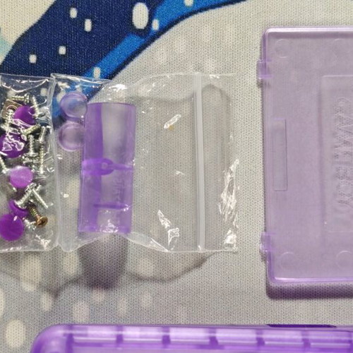 Gameboy Advance SP shell used with embossed UV print Gengar