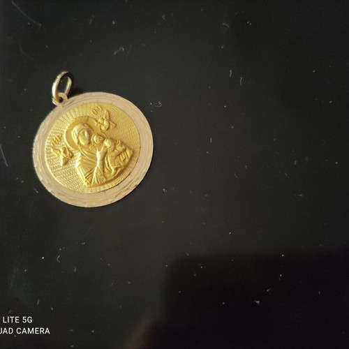 Panagia gold K.14 new with engraving on back