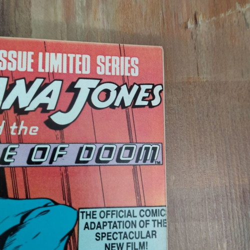 Indiana Jones and the Temple of Doom Marvel comic adaptation issues 1 and 2 used