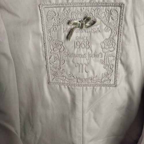 Monnalisa jacket for 8-year-old girl used, brown metallic