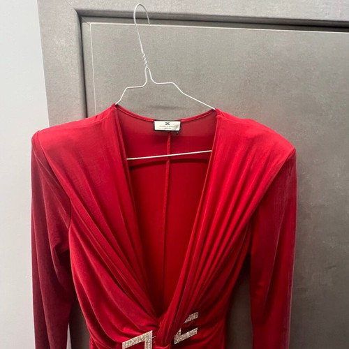 Red Carpet Dress Elisabetta Franchi like new, size 44, red
