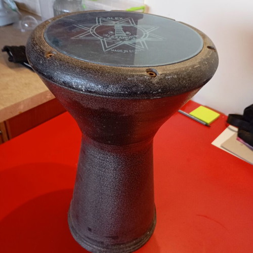 Egyptian darbuka like new, aluminum for durability and sound