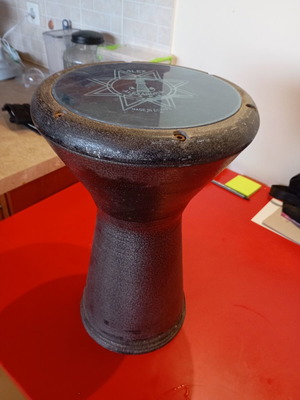 Egyptian darbuka like new, aluminum for durability and sound