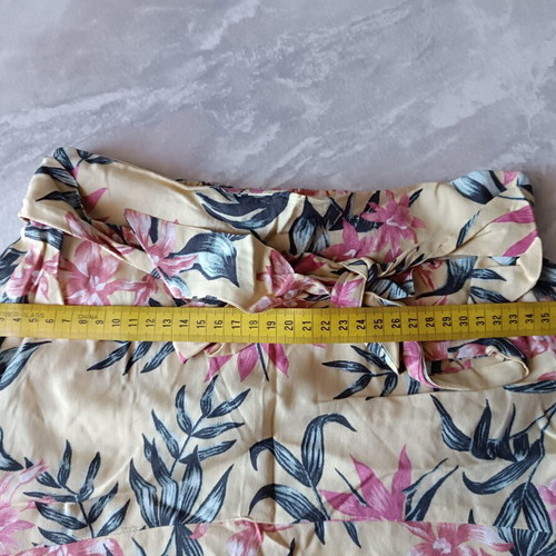 Floral asymmetrical skirt H&M like new, XXSmall, multicolor yellow